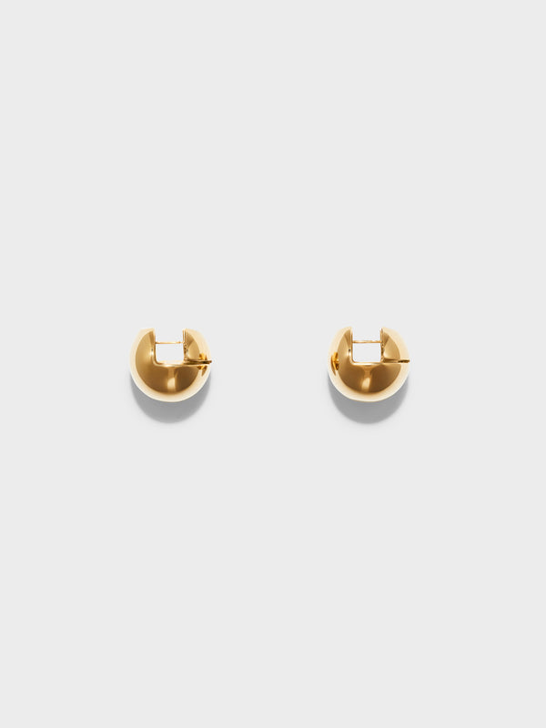 Aeyde | Alice Small 18kt Gold-Plated Earrings for Women | Luxury Materials | Handmade in Italy [x=50,y=50]