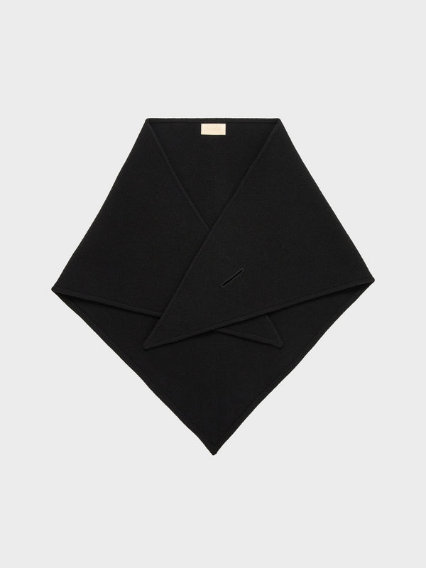 Aeyde | Bri Wool Scarves for Women | Black Wool | Luxury Materials | Handmade in Italy