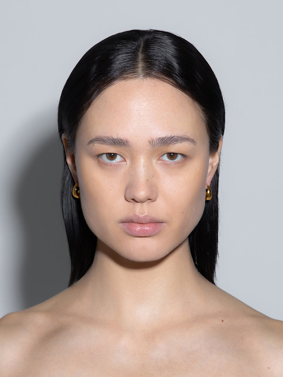 Aeyde | Gus 18kt Gold-Plated Earrings for Women | Luxury Materials | Handmade in Italy | How to Style [x=50,y=50]