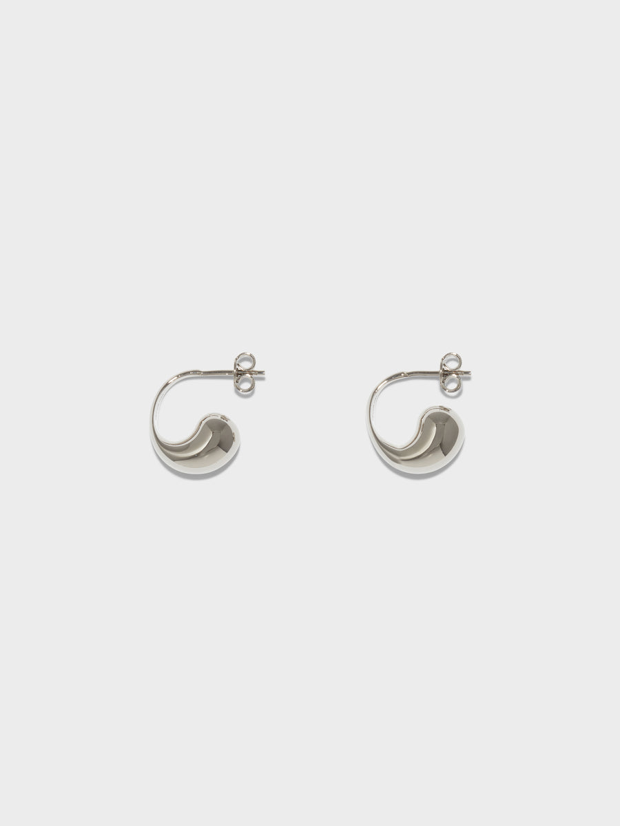 Aeyde | Gus Palladium-Plated Earrings for Women | Luxury Materials | Handmade in Italy [x=50,y=50]