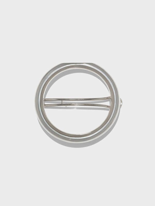 Aeyde | Honor Palladium-Plated Hair Clip for Women | Luxury Materials | Handmade in Italy [x=50,y=50]