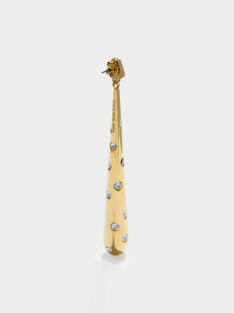 Aeyde | Perrin Gold-Plated Earrings for Women | Luxury Materials | Handmade in Italy | Material Details
