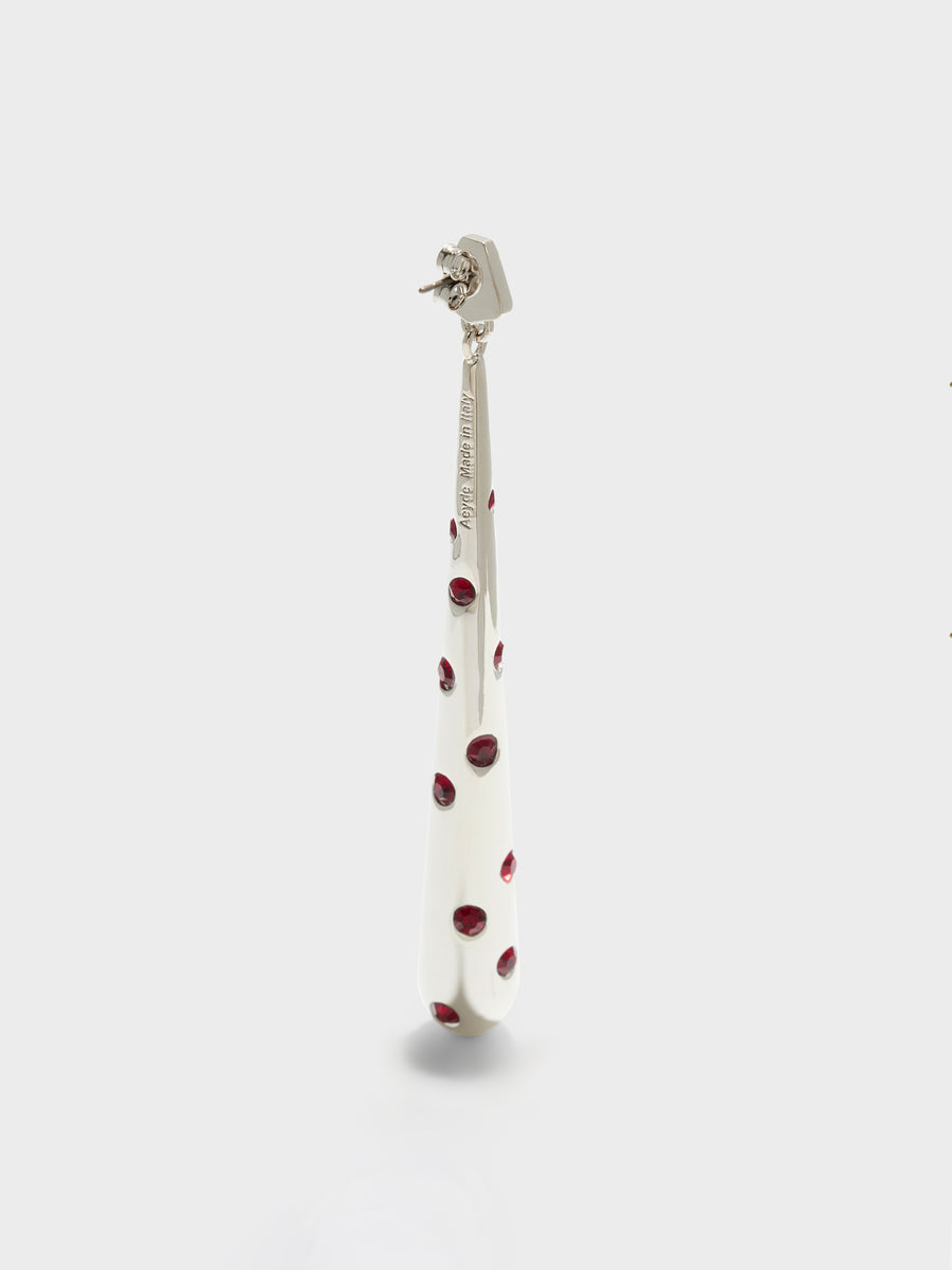 Aeyde | Perrin Palladium-Plated Earrings for Women | Luxury Materials | Handmade in Italy | Material Details