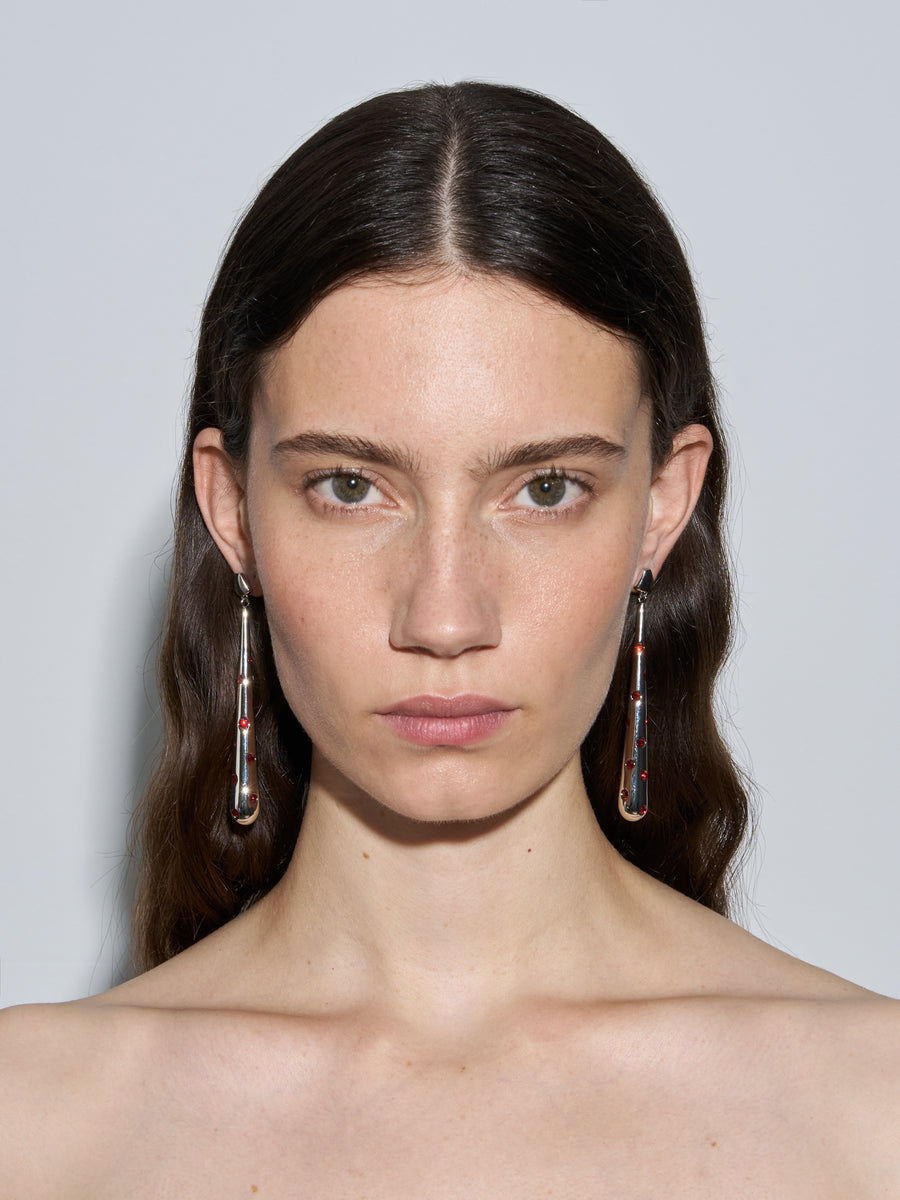 Aeyde | Perrin Palladium-Plated Earrings for Women | Luxury Materials | Handmade in Italy | How to Style