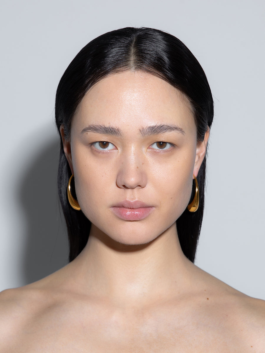 Aeyde | Ravi 18kt Gold-Plated Earrings for Women | Luxury Materials | Handmade in Italy | How to Style [x=50,y=50]