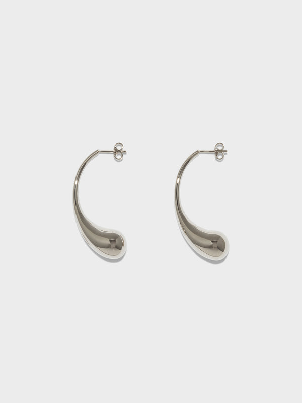 Aeyde | Ravi Palladium-Plated Earrings for Women | Luxury Materials | Handmade in Italy [x=50,y=50]