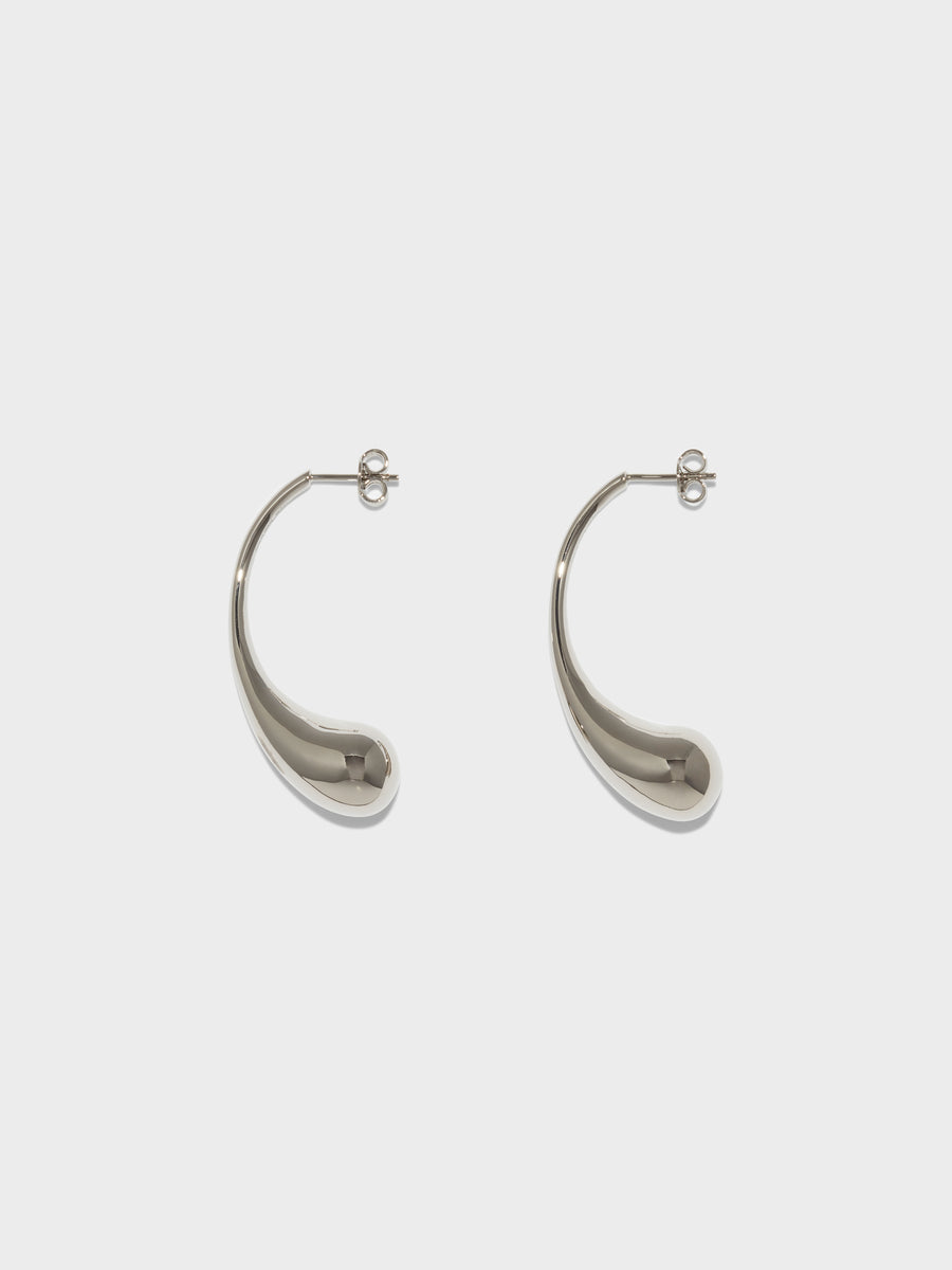 Aeyde | Ravi Palladium-Plated Earrings for Women | Luxury Materials | Handmade in Italy [x=50,y=50]