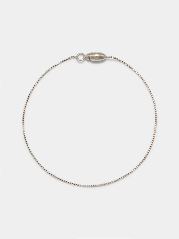 Aeyde | Sony Palladium-Plated Chain Bracelet for Women | Luxury Materials | Handmade in Italy [x=50,y=50]