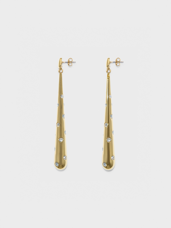 Aeyde | Perrin Gold-Plated Earrings for Women | Luxury Materials | Handmade in Italy