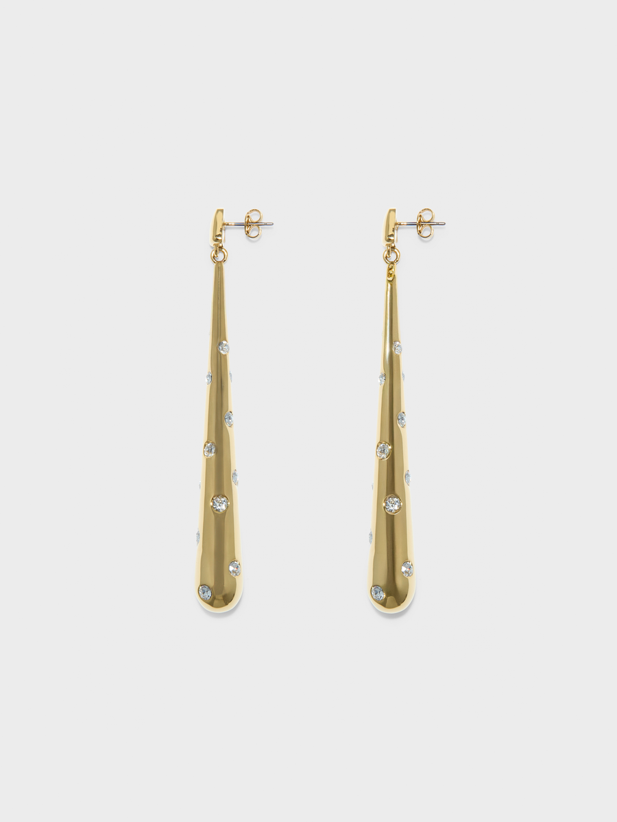 Aeyde | Perrin Gold-Plated Earrings for Women | Luxury Materials | Handmade in Italy