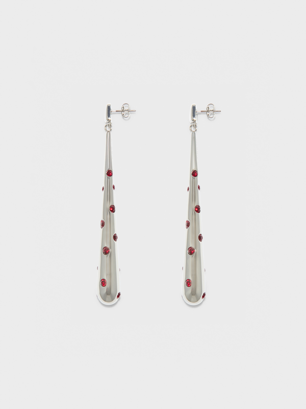 Aeyde | Perrin Palladium-Plated Earrings for Women | Luxury Materials | Handmade in Italy