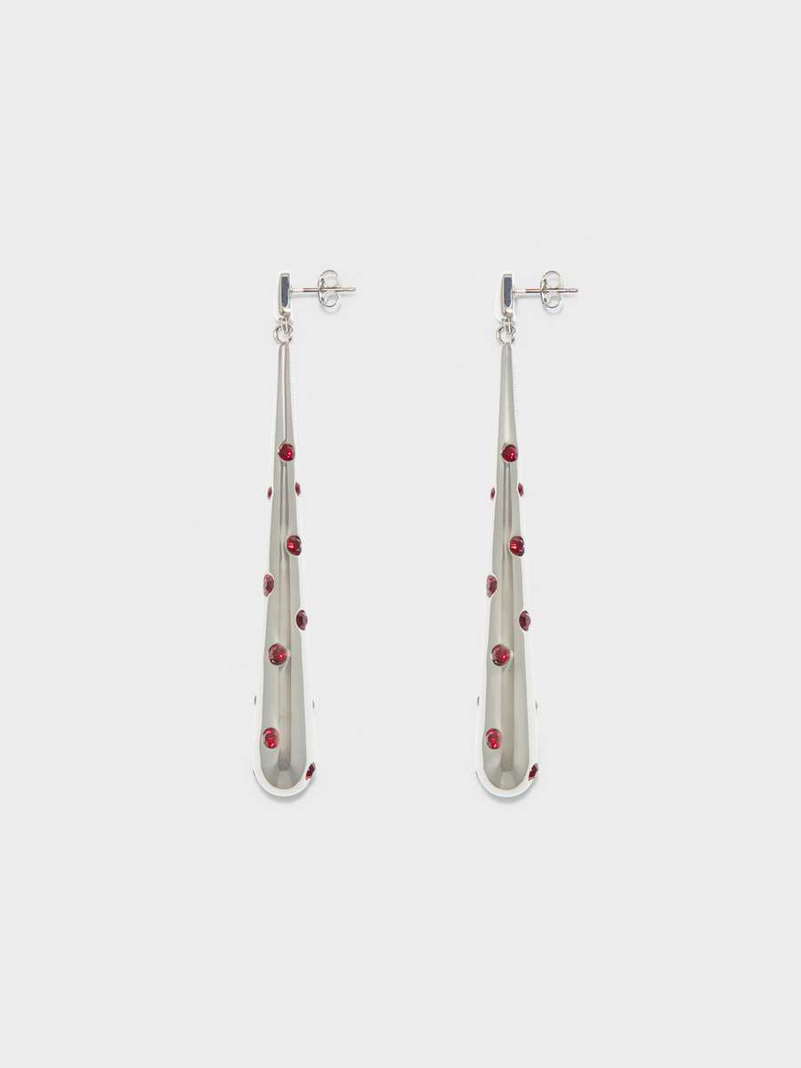 Aeyde | Perrin Palladium-Plated Earrings for Women | Luxury Materials | Handmade in Italy